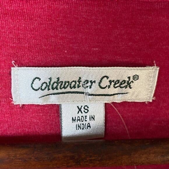 Coldwater Creek Embellished V Neck Shirt - Picture 4 of 7